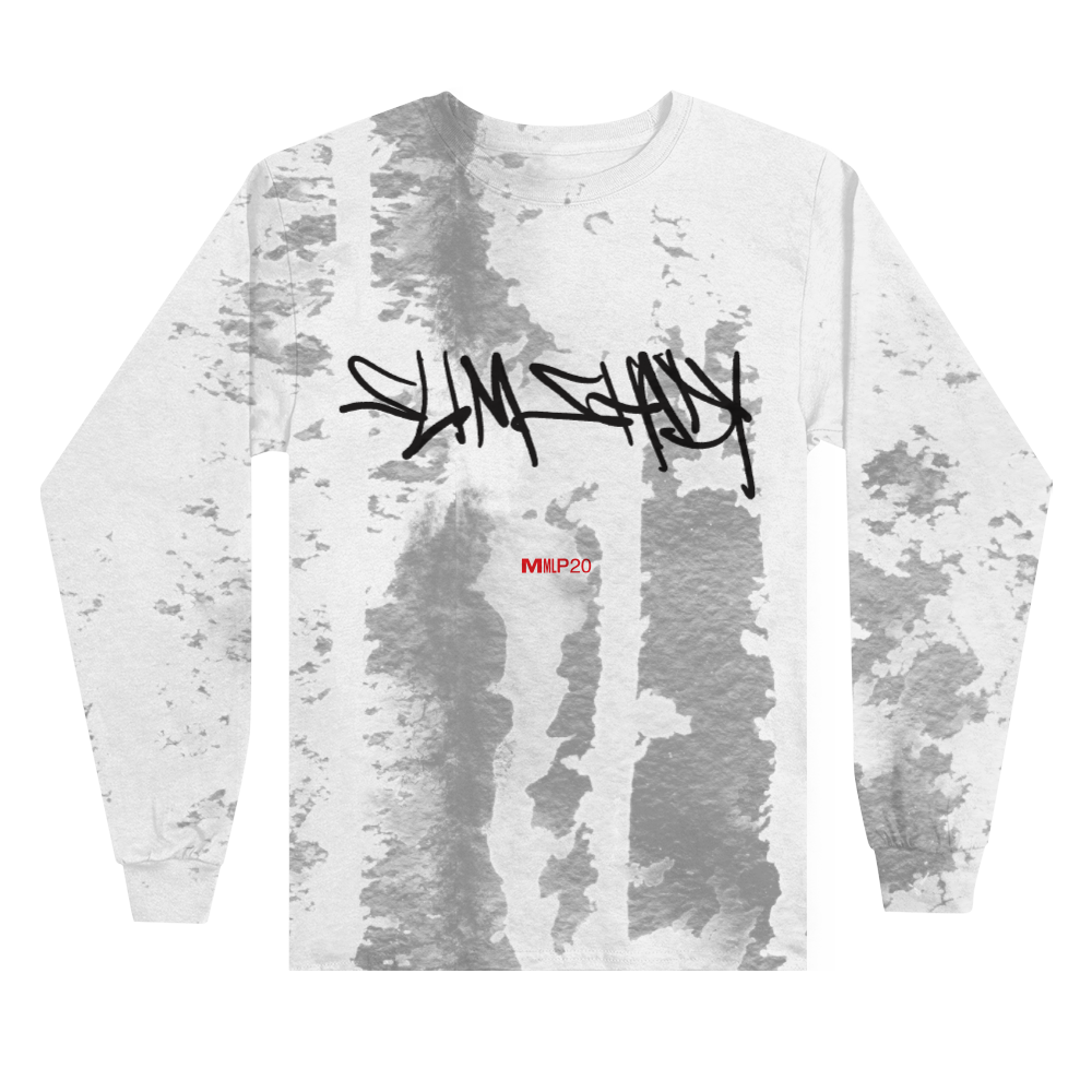 SLIM SHADY LONGSLEEVE (GREY TIE DYE)