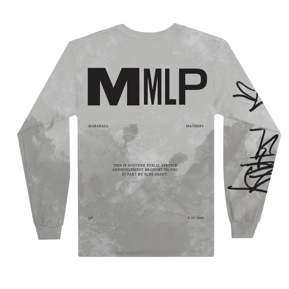 DRUG BALLAD LONGSLEEVE (GREY TIE DYE)