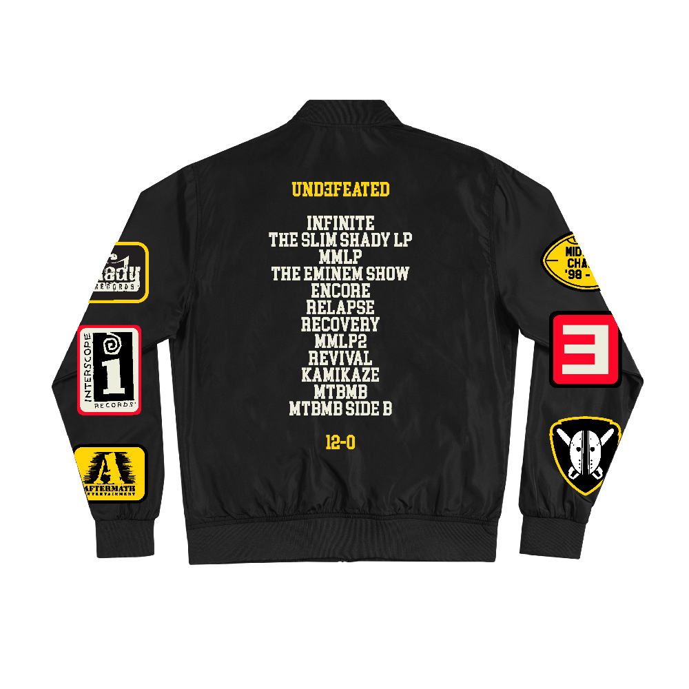 Shady Football Lightweight Bomber Jacket (Black)