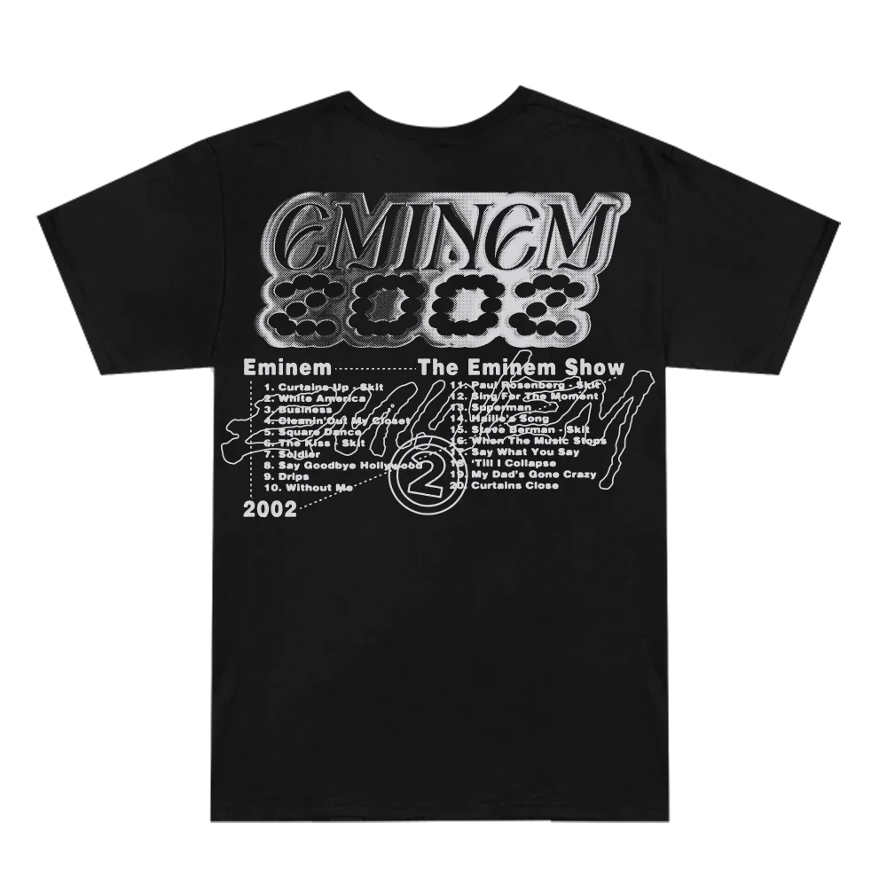 The Eminem Show Chrome Logo T-Shirt | Classic Rap Album Tee
