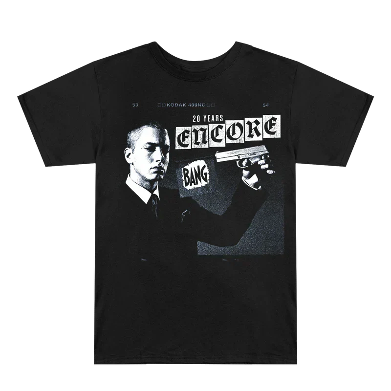 Encore 20th Clippings T-Shirt | Eminem Album Anniversary Tee