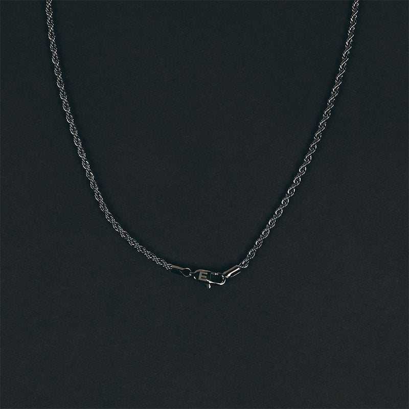 Hockey Mask Pendant & Chain (Gun Metal)