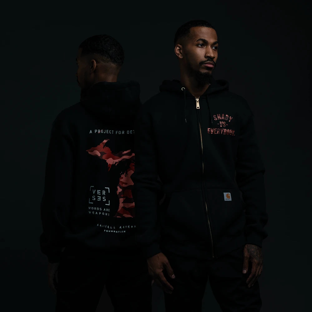 MARSHALL MATHERS FOUNDATION X DETROIT VS EVERYBODY - ZIP UP HOODIE
