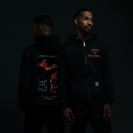 MARSHALL MATHERS FOUNDATION X DETROIT VS EVERYBODY - ZIP UP HOODIE