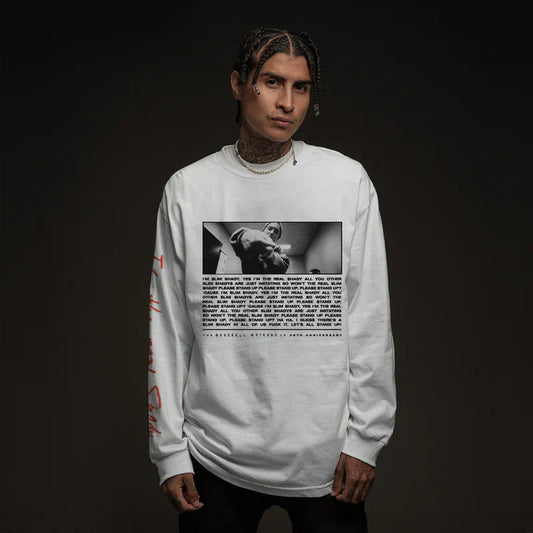 I'M THE REAL SLIM SHADY SWEATSHIRT (WHITE)