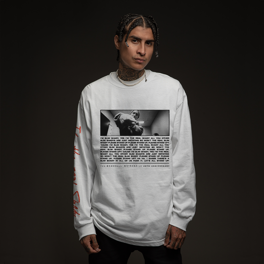 I'M THE REAL SLIM SHADY LONGSLEEVE (WHITE)