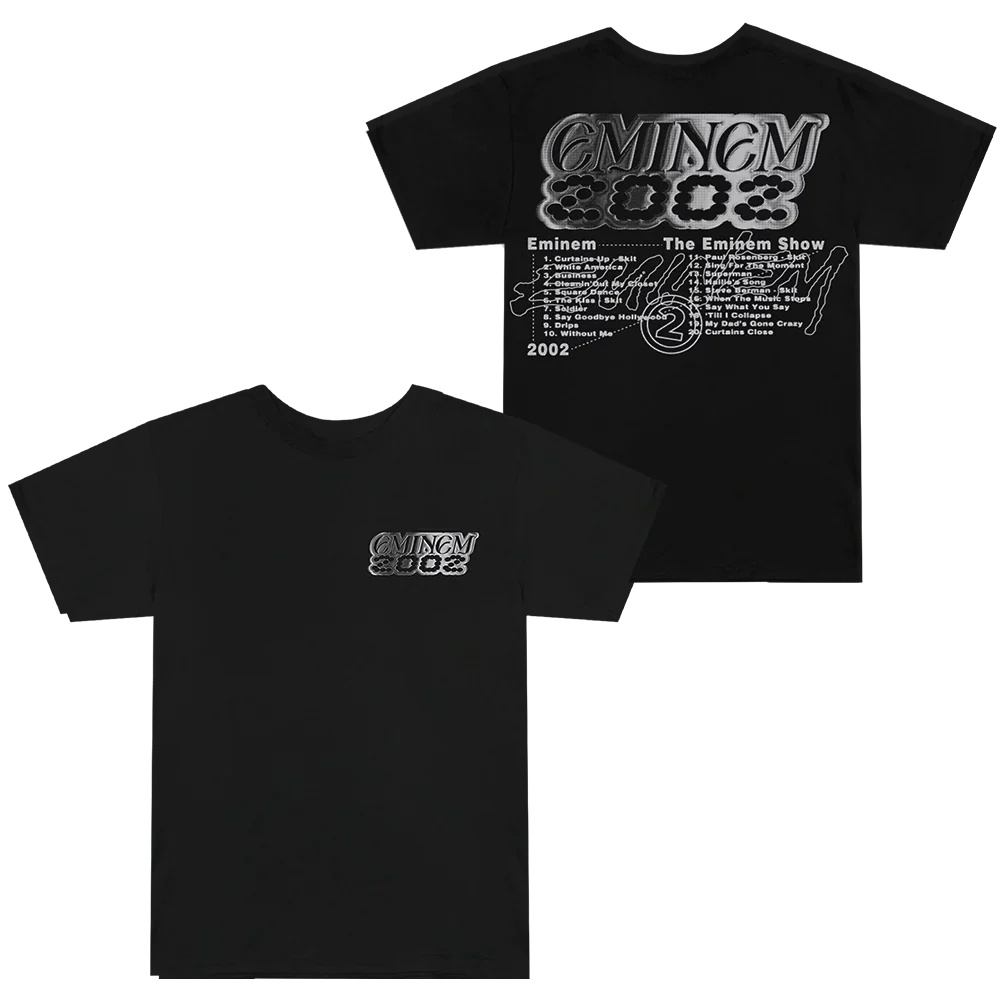 The Eminem Show Chrome Logo T-Shirt | Classic Rap Album Tee