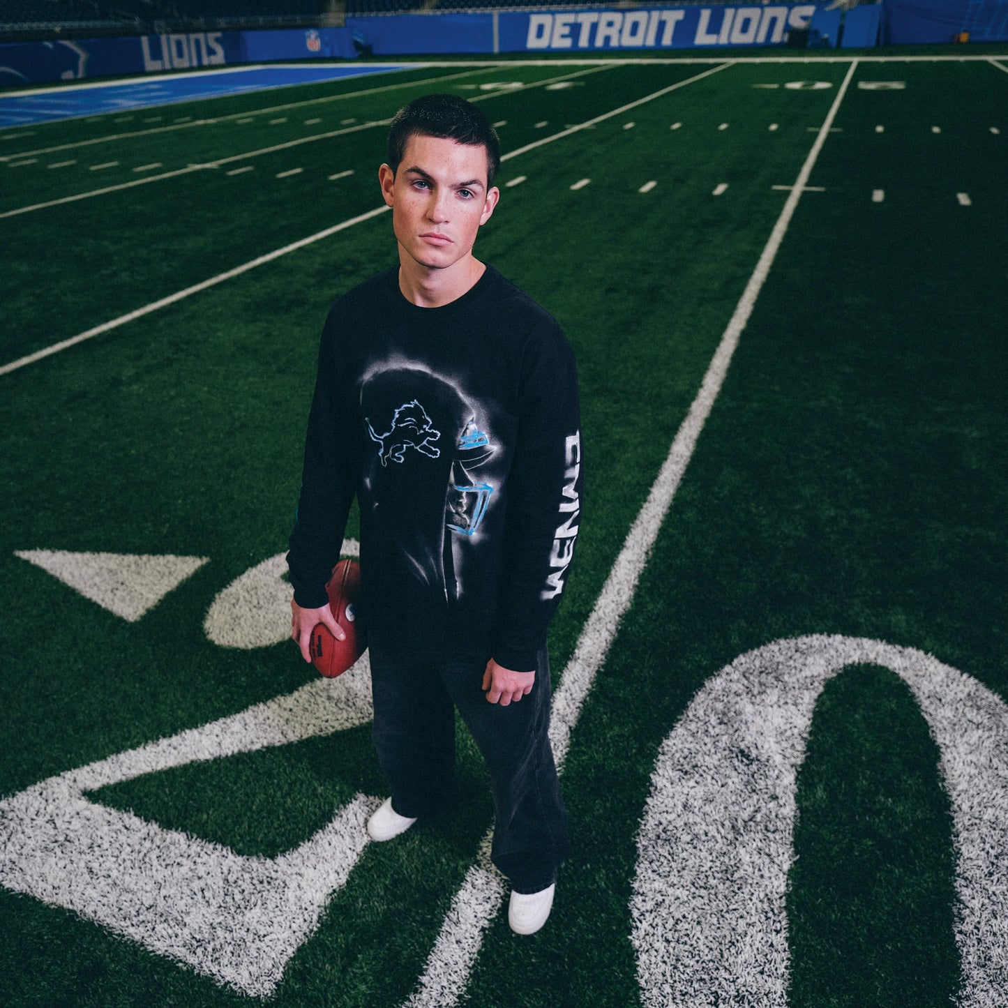 Eminem x Detroit Lions Silhouette Longsleeve