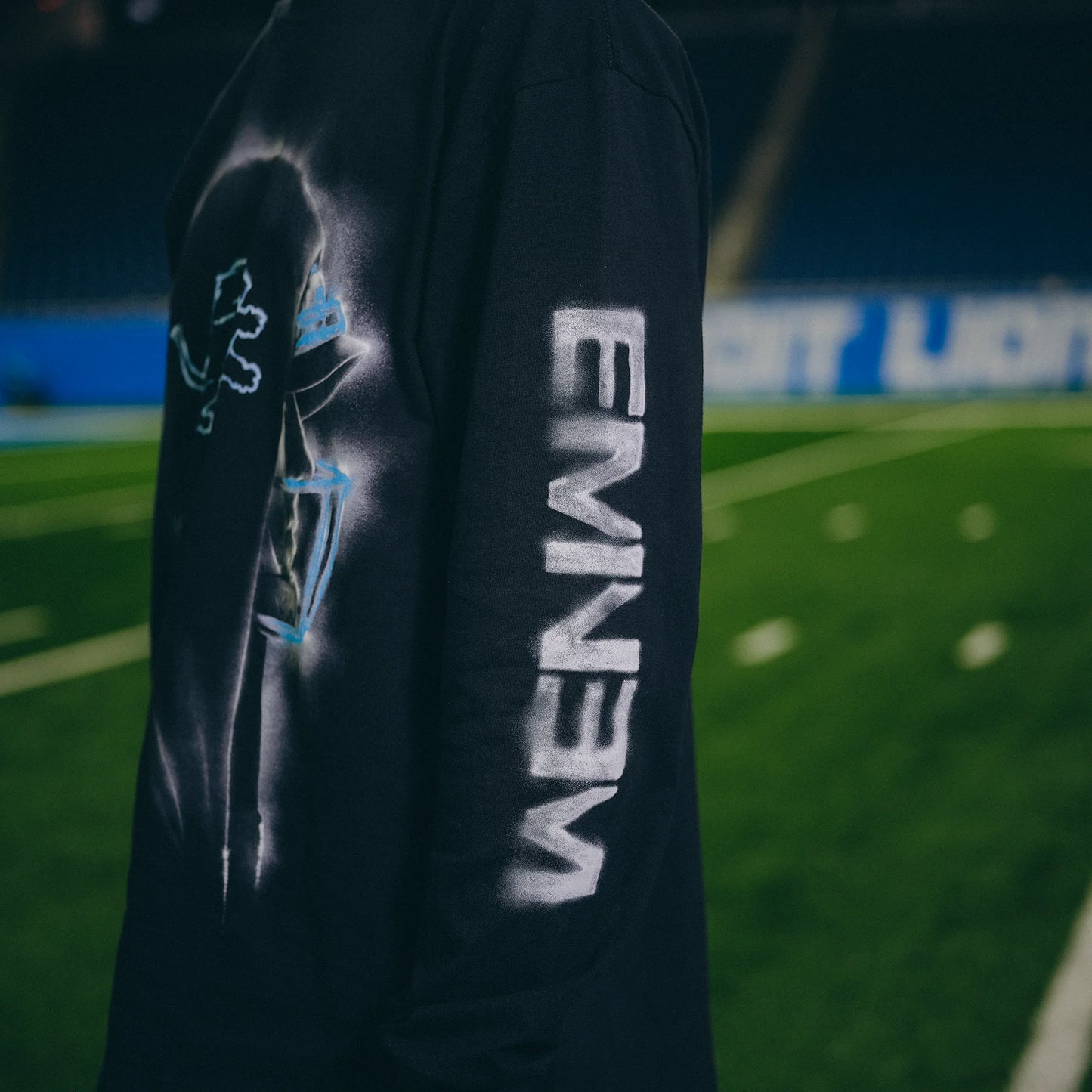 Eminem x Detroit Lions Silhouette Longsleeve