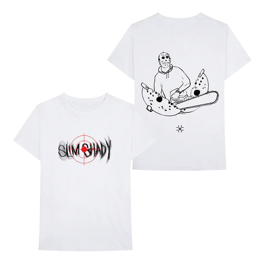 MILLINSKY X EMINEM MASK + SAW T-SHIRT (WHITE)