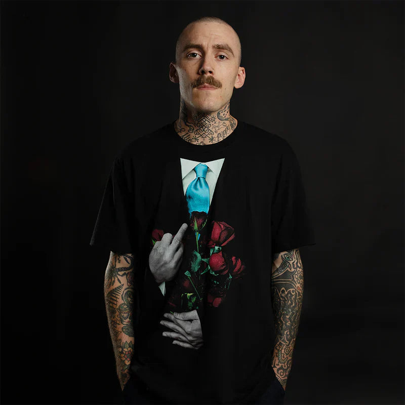 TDOSS Middle Finger Roses T-Shirt | Eminem Inspired Streetwear