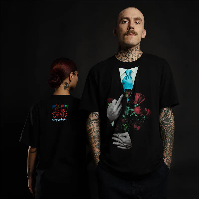 TDOSS Middle Finger Roses T-Shirt | Eminem Inspired Streetwear