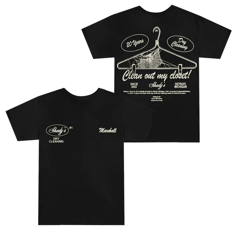 SHADY CLEANERS T-SHIRT (BLACK)