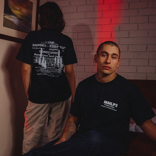 Eminem MMLP2 10th Anniversary Navy T-Shirt