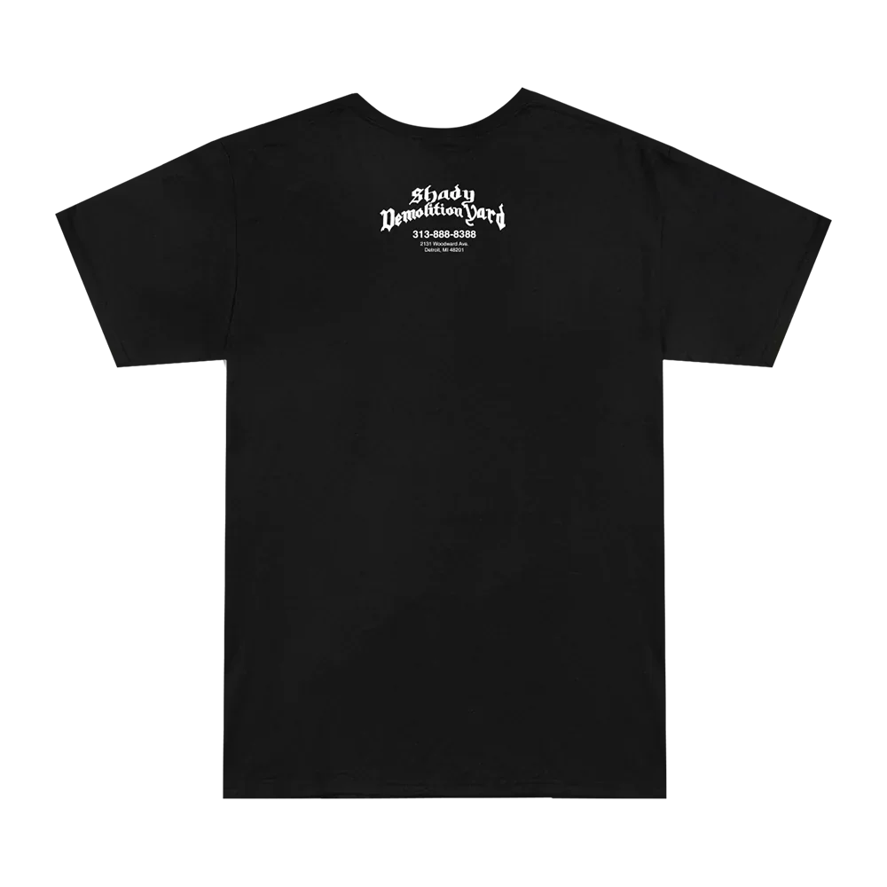 SHADY DEMOLITION JUNKYARD DOG T-SHIRT (BLACK)