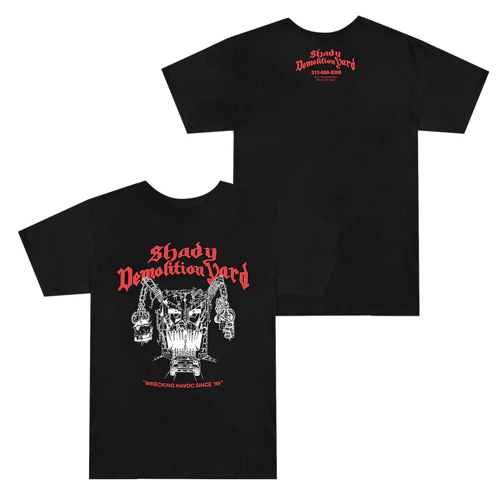 SHADY DEMOLITION LOGO T-SHIRT (BLACK)