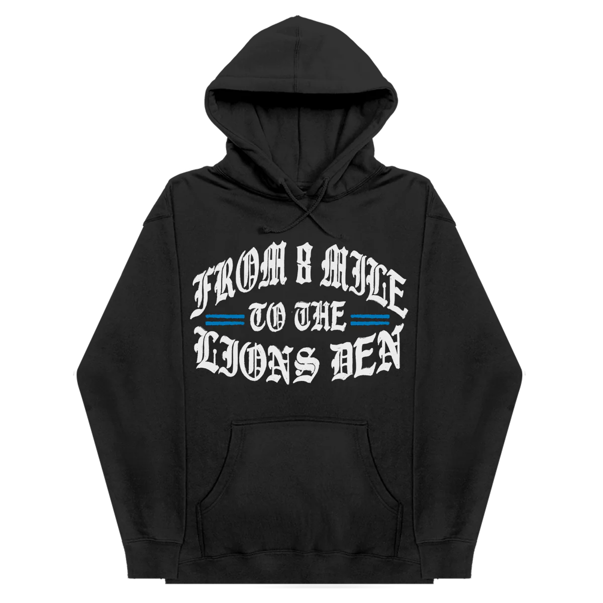 Eminem x Detroit Lions Helmet Hoodie