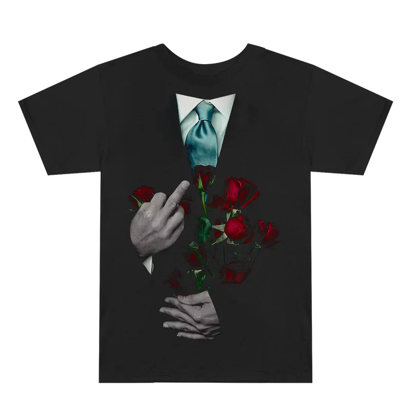 TDOSS Middle Finger Roses T-Shirt | Eminem Inspired Streetwear