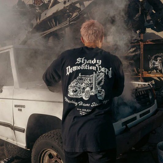 SHADY DEMOLITION BARBED WIRE LONGSLEEVE (BLACK)