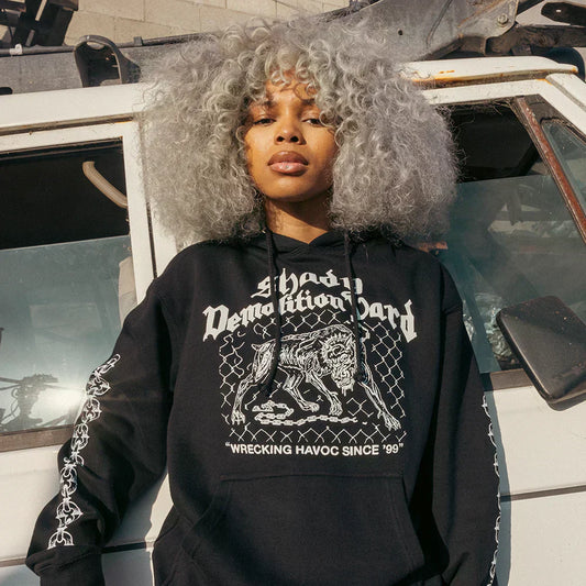 SHADY DEMOLITION JUNKYARD DOG HOODIE (BLACK)