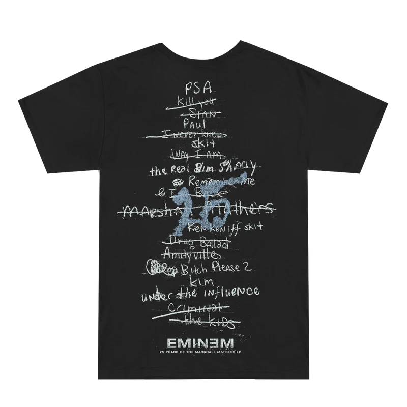 MMLP25 Tracklist T-Shirt (Black)
